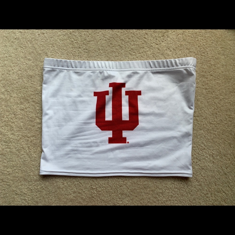 Indiana University Bando crop top